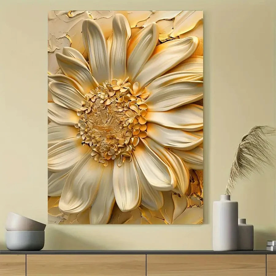Vintage Floral Canvas Print