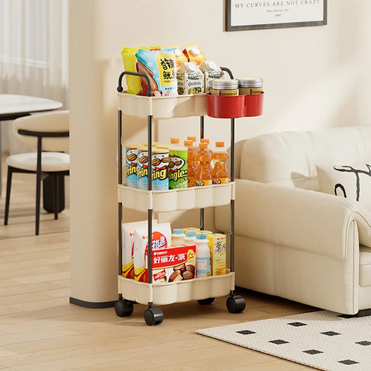 3-Layer Rolling Storage Cart