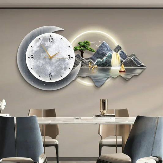 Luminous Clock Painting