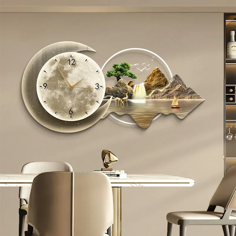Luminous Clock Painting
